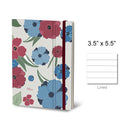 Stifflex Flora Series Pocket Notebook, A6-3.5"x5.5" Lined, Poppy