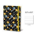 Stifflex Flora Series Pocket Notebook, A6-3.5"x5.5" Lined, Jasmine