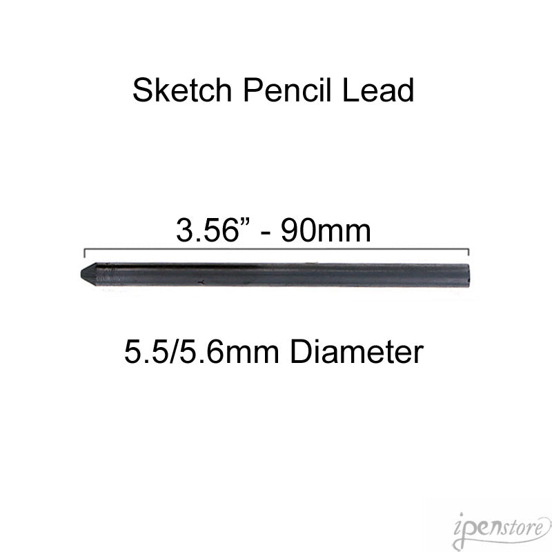 Rosetta Da Vinci Comfort Grip Artist's Sketch Pencil, 5.6 mm