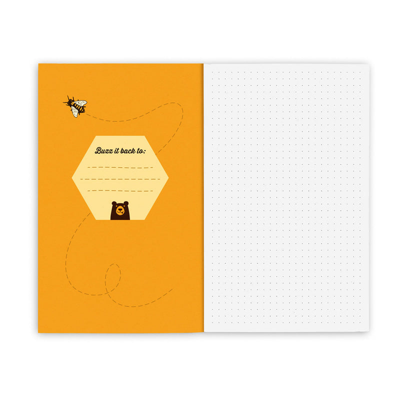 Retro 51 "Buzz" Honey Bee Rescue Notebook 5.25" x 8.25" (A5), Dot Grid