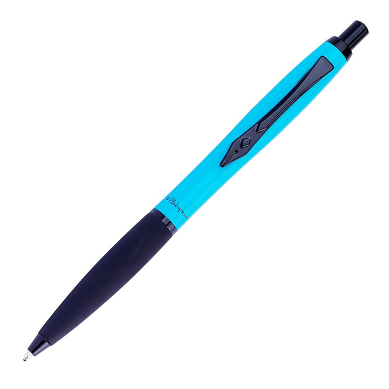 Platignum Carnaby Street Soft Grip Ballpoint Pen, Blue