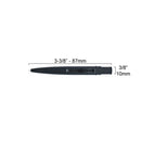 Retro 51 Tornado Elite Mini Ballpoint Pen, Black Stealth