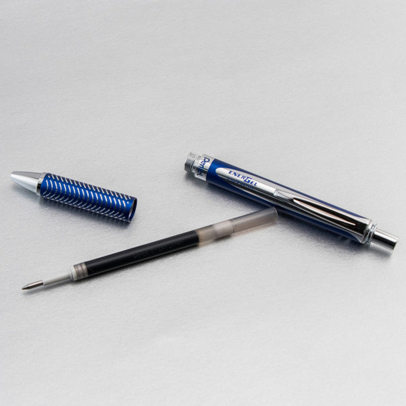 Pentel EnerGel Alloy RT Liquid Gel Roller Pen, BL407C-A, Blue