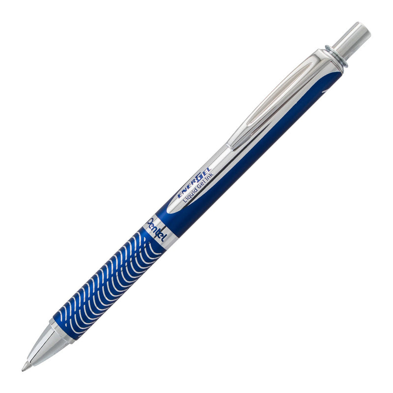 Pentel EnerGel Alloy RT Liquid Gel Roller Pen, BL407C-A, Blue