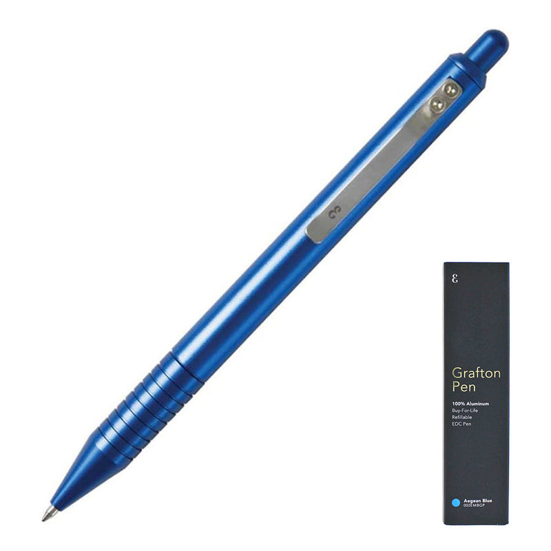 Everyman Grafton Ballpoint Pen, Aegean Blue