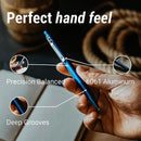 Everyman Grafton Ballpoint Pen, Aegean Blue, Black Clip