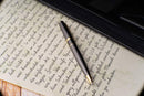 Hoerner (Hörner) Vectrum Ballpoint Pen, Black, Gold Trim
