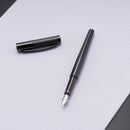 Hoerner (Hörner) Fortress Fountain Pen, Black, Medium Nib