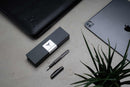 Hoerner (Hörner) Fortress Fountain Pen, Black, Medium Nib