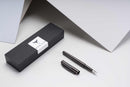 Hoerner (Hörner) Fortress Fountain Pen, Black, Medium Nib