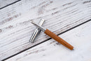 Hoerner (Hörner) Legno Fountain Pen, Mahogany, Chrome Trim