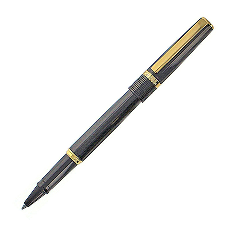 Hoerner (Hörner) Vectrum Rollerball Pen, Black, Gold Trim
