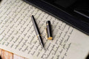 Hoerner (Hörner) Vectrum Rollerball Pen, Black, Gold Trim