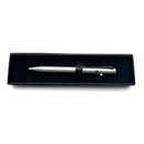 Rosetta Titanium Alloy Bolt Action Ballpoint Pen, Satin Chrome
