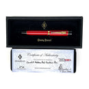 Conway Stewart Churchill Fountain Pen - Modena Red