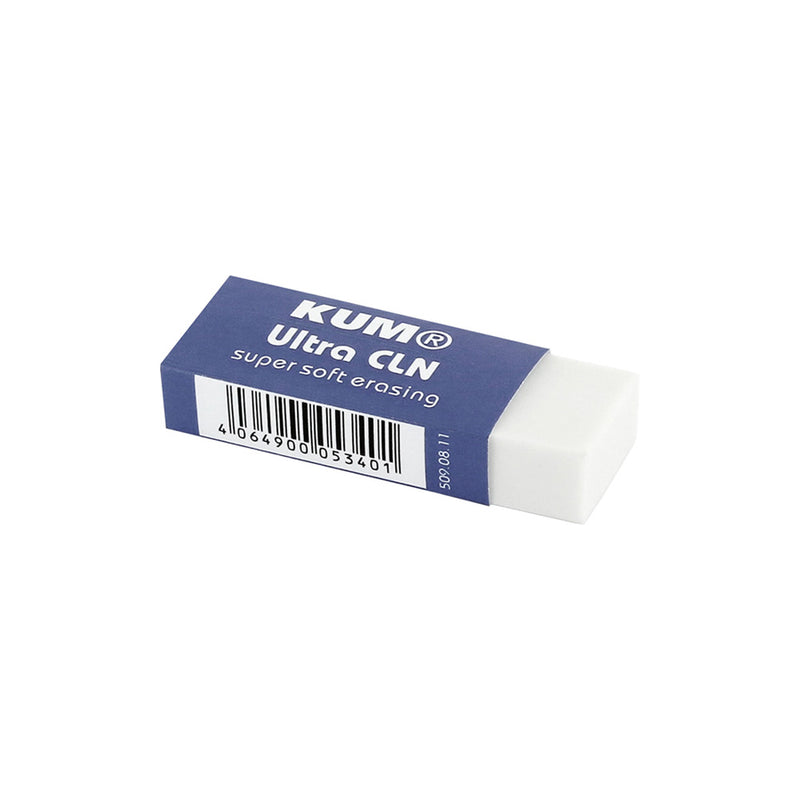 KUM Ultra Cln Super Soft Eraser, Big, White