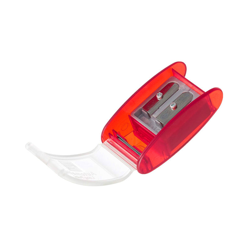 KUM AS2 Automatic Long Point Pencil Sharpener, Red