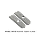 KUM 400-1E Magnesium Single Hole Block Profile Pencil Sharpener, w/2 Extra Blades