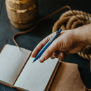 Everyman Grafton Mini Click Ballpoint Pen, Aegean Blue