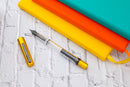 Monteverde MP1 Piston Fill Fountain Pen, Honey Yellow + Ink