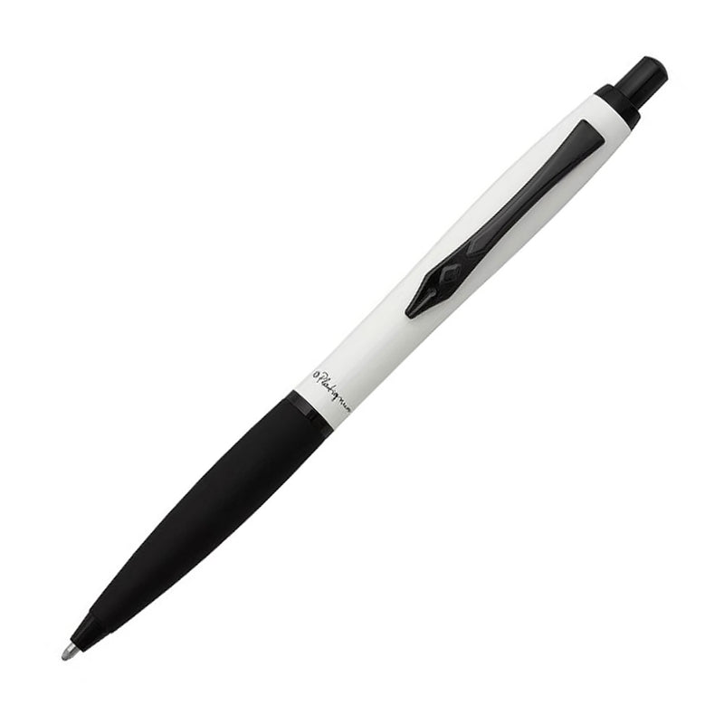 Platignum No. 9 Soft Grip Ballpoint Pen, White