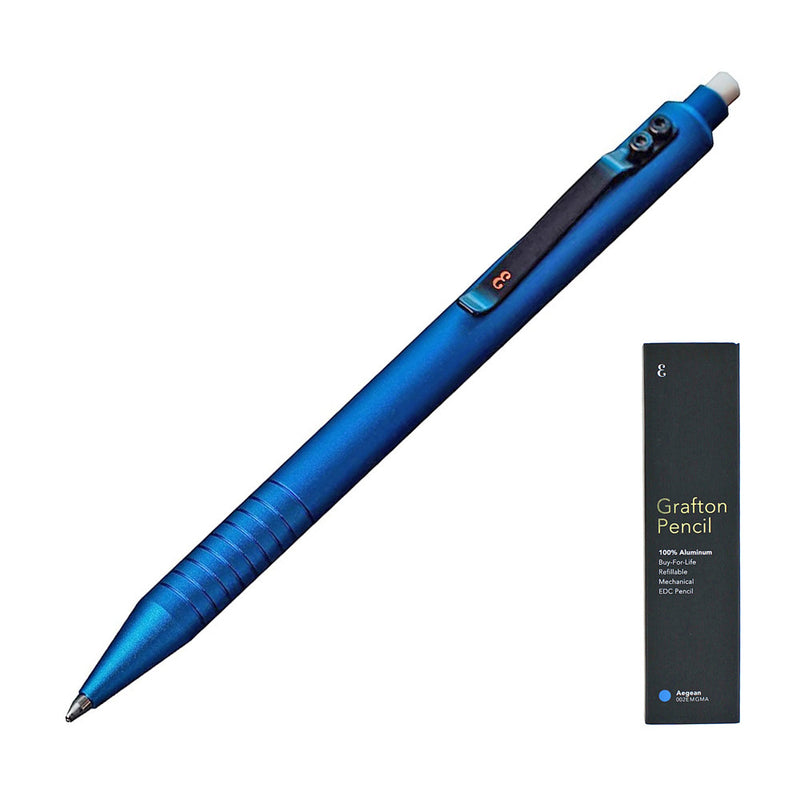 Everyman Grafton Mechanical Pencil, Aegean Blue