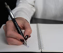 Schneider Slider Rave Retractable Viscoglide Ballpoint Pen, All Black XB