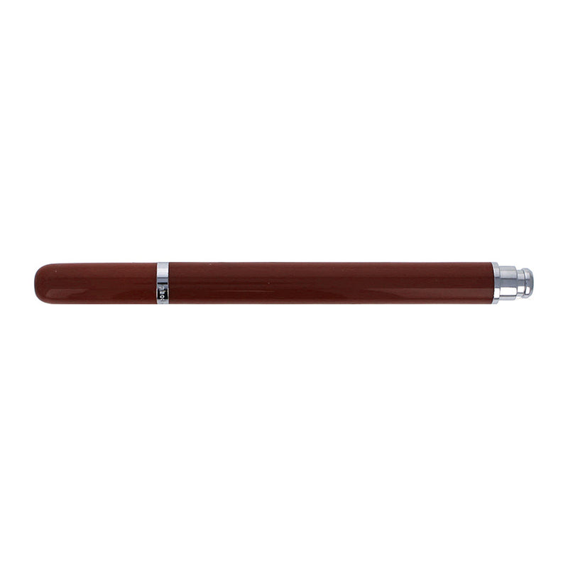 Recife Riviera Scribe Rollerball Pen with Leather Pouch, Garnet (Mahogany)