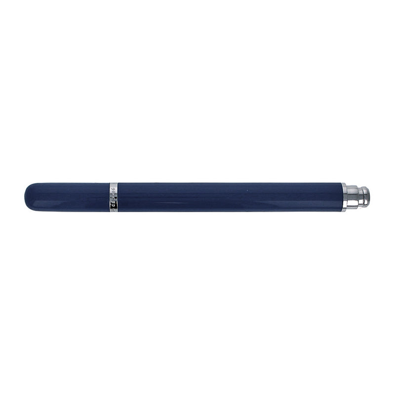 Recife Riviera Scribe Rollerball Pen with Leather Pouch, Navy Blue