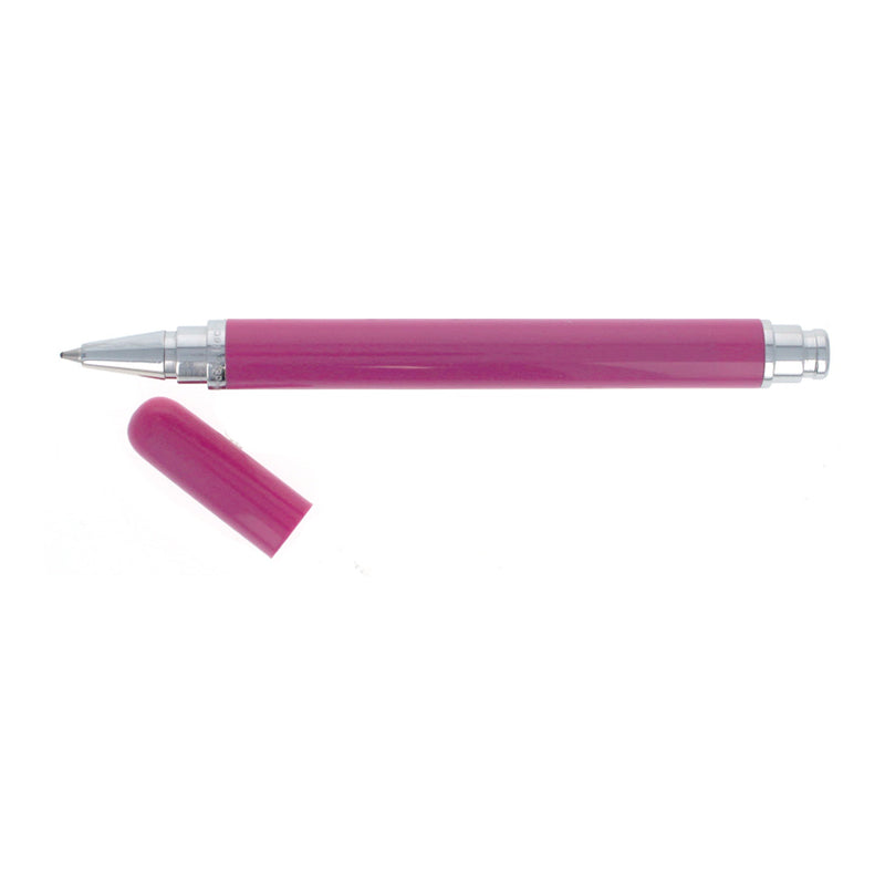 Recife Riviera Scribe Rollerball Pen with Leather Pouch, Pink