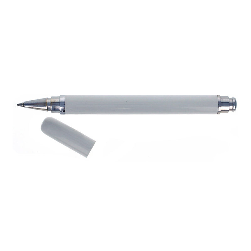 Recife Riviera Scribe Rollerball Pen with Leather Pouch, White