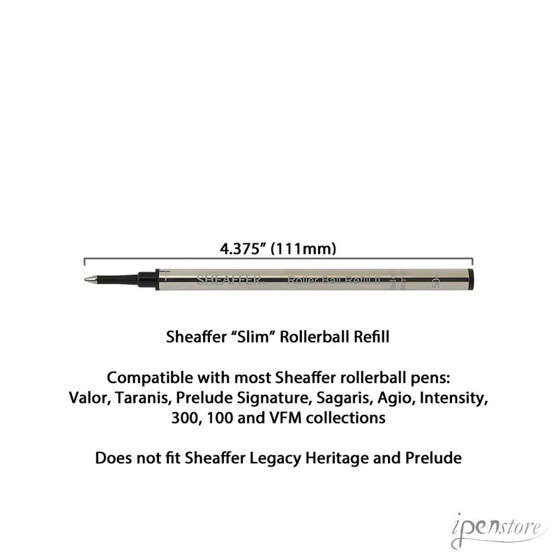 Sheaffer Slim Rollerball Pen Refill, Black Medium