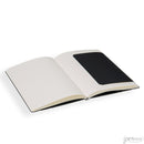 Stifflex Mrs Crocodile Series Pocket Notebook, A6-3.5"x5.5" Lined, Black