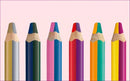 Set/6 Lamy 3plus duo  Multicolor Coloring Pencils