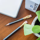 Bx/12 Blackwing 602 (Short) Pencils, Grey Barrel, Firm & Smooth