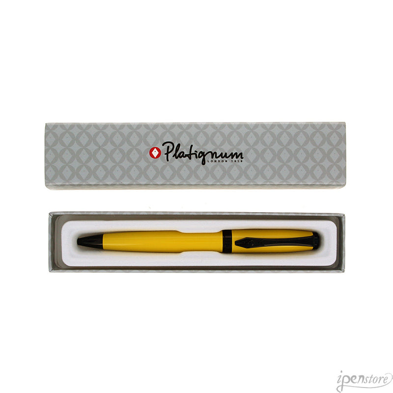 Platignum Studio Ballpoint Pen, Yellow