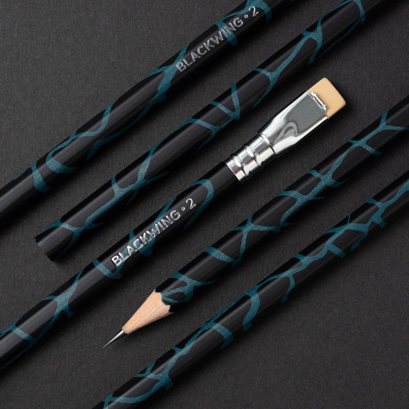Bx/12 Blackwing Pencils, Ltd Edition, Volume 2 "Cracked Glow", 2X Extra Firm