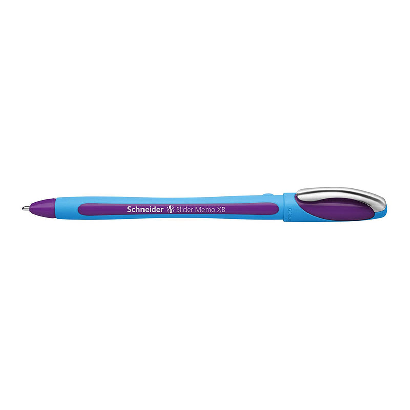 Schneider Slider Memo XB Viscoglide Ballpoint Pen, Violet