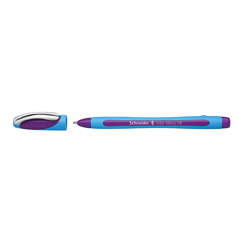 Schneider Slider Memo XB Viscoglide Ballpoint Pen, Violet
