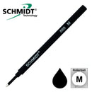 Schmidt 888 Safety Ceramic Rollerball Refill, Black, Medium 0.7 mm