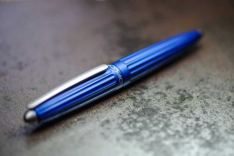 Diplomat Aero Fountain Pen, Blue, Fine Nib