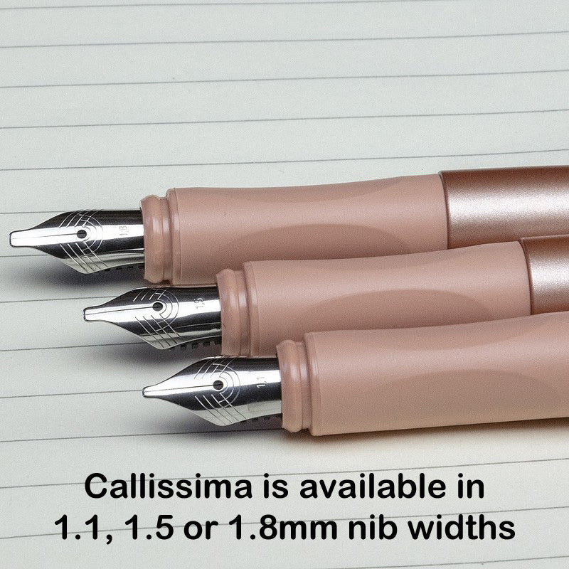 Schneider Callissima Calligraphy Fountain Pen, Apricot, 1.5mm Nib