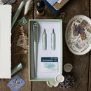 Schneider Callissima Calligraphy Fountain Pen Gift Set, Mint, 3 Nibs