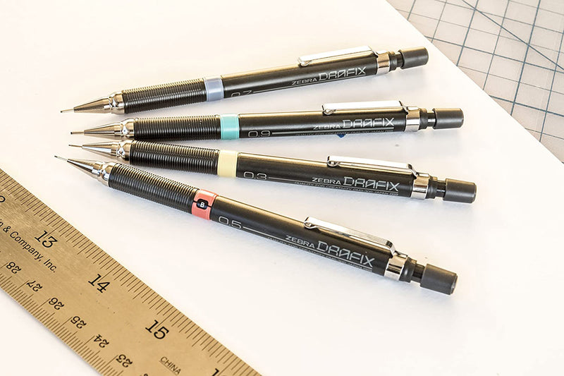 Zebra Zensations Drafix Technical Mechanical Pencil, 0.9 mm