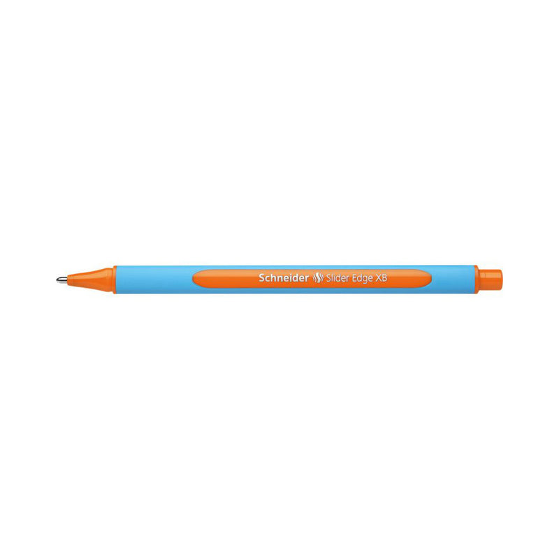 Schneider Slider Edge Triangular-Barrel Viscoglide Ballpoint Pen, Orange XB