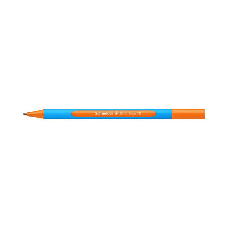 Schneider Slider Edge Triangular-Barrel Viscoglide Ballpoint Pen, Orange XB