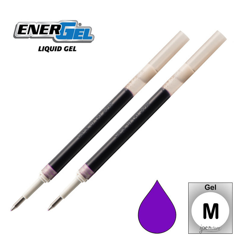 2 Pk Pentel LR7-V EnerGel Refills, 0.7 mm Medium, Violet