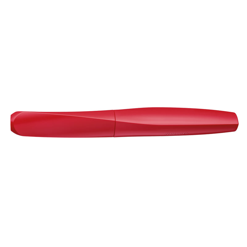 Pelikan Twist Fountain Pen, Fiery Red, Medium Nib