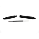 Zebra G-450 Premium Metal Barrel Retractable Gel Pen, Rubber Grip, Black