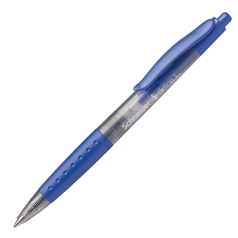Schneider Gelion 1 Retractable Gel Ink Pen, Blue